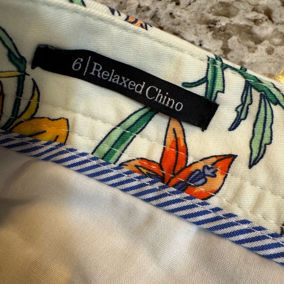 Talbots Floral Straight Leg Pants - Multicolor - Picture 7 of 9